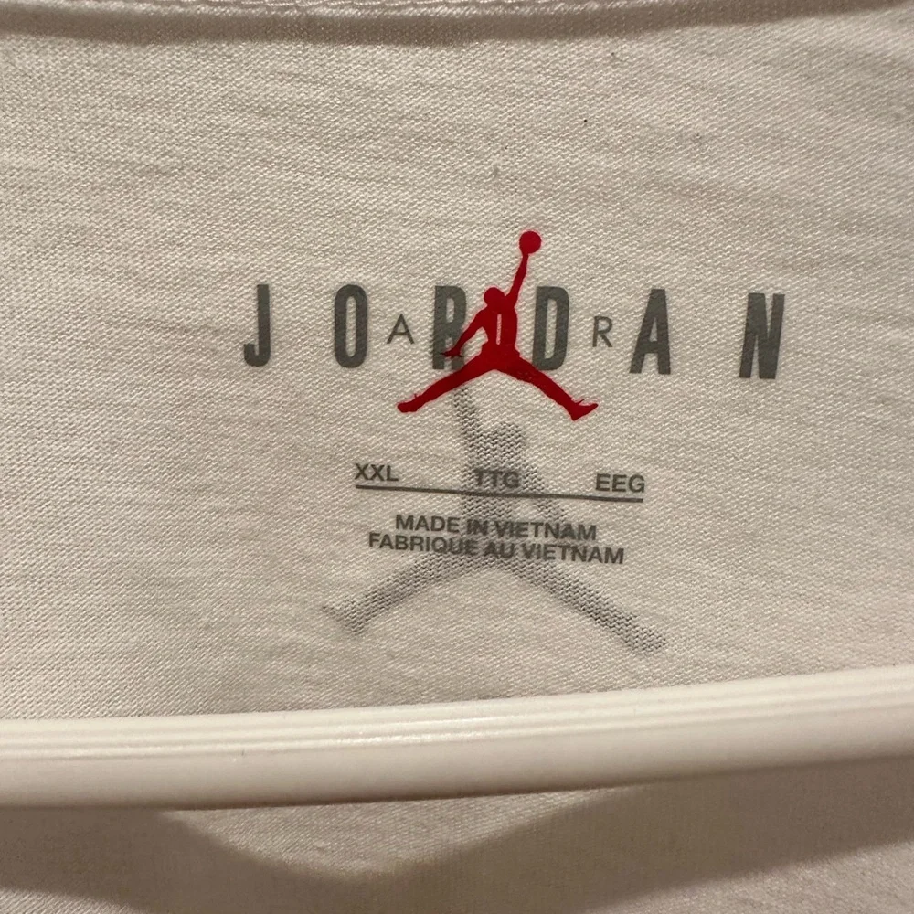 Jordan Stack Short Sleeve Graphic T-Shirt White XXL
